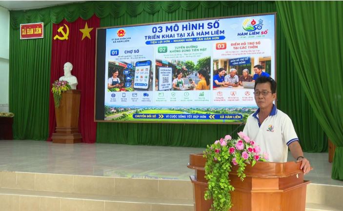 Xã Hàm Liêm phát động 03 mô hình chuyển đổi số trọng điểm, đưa tiện ích số đến người dân